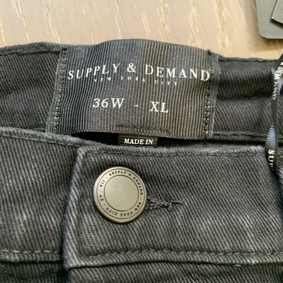 Supply & Demand side striped skinny jeans - Picture 4 of 11